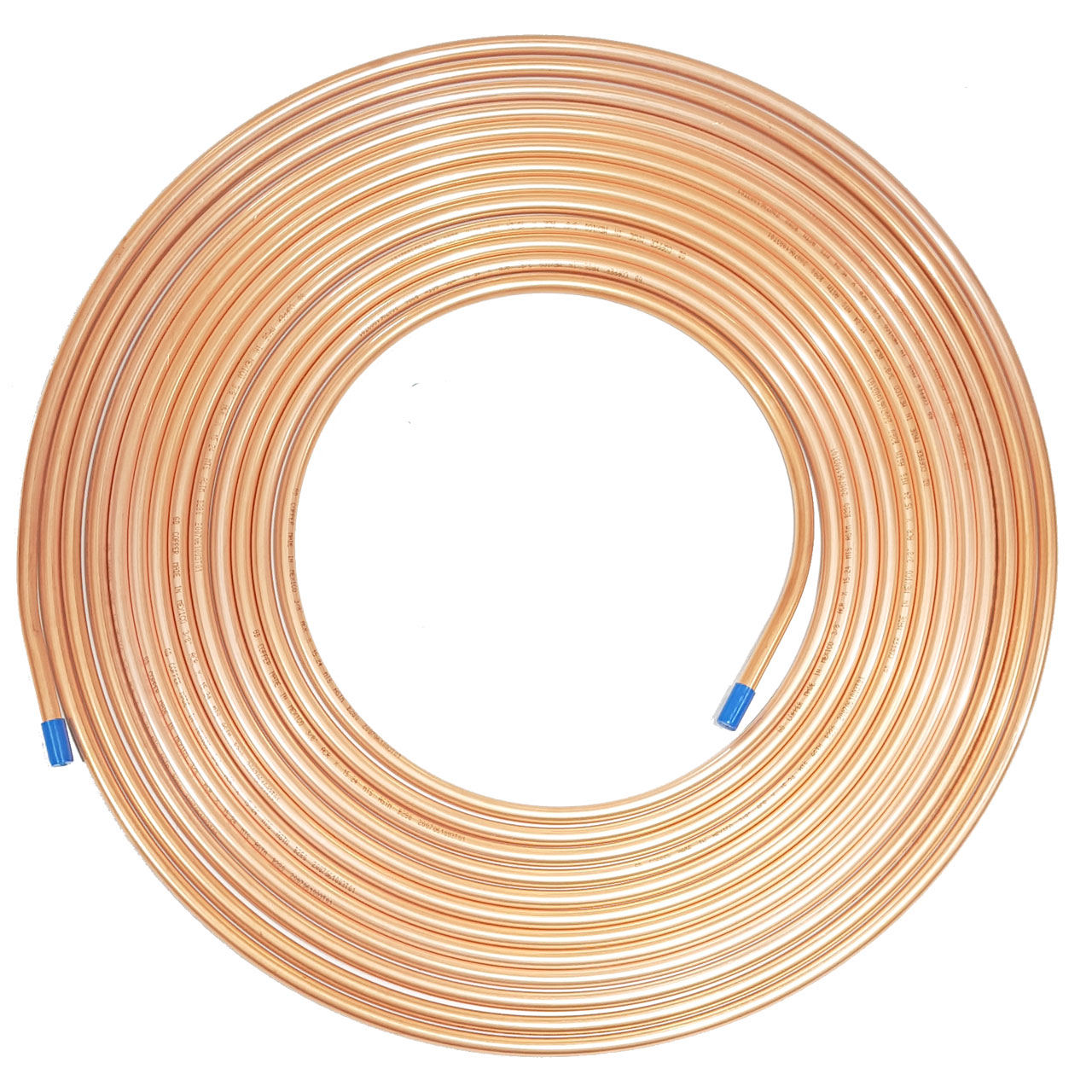 Rollo de caño de cobre 1/4 x 15 mts